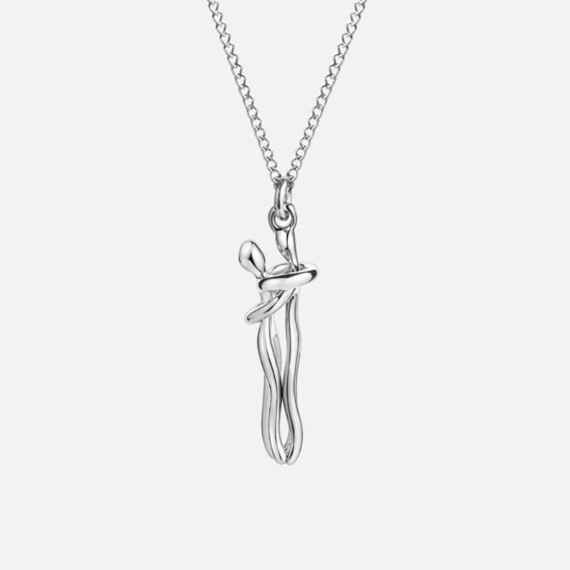 Hug Necklace - Solid Gold